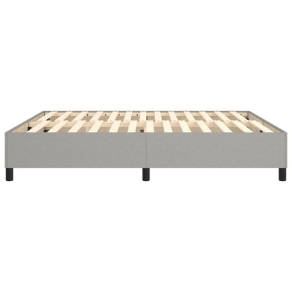 vidaXL Box Spring Bed Frame Light Grey Super King Fabric (UK/IE/FI/NO only)