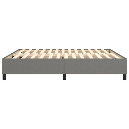vidaXL Box Spring Bed Frame Dark Grey Super King Fabric (UK/IE/FI/NO only)