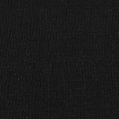vidaXL Box Spring Bed Frame Black Super King Fabric