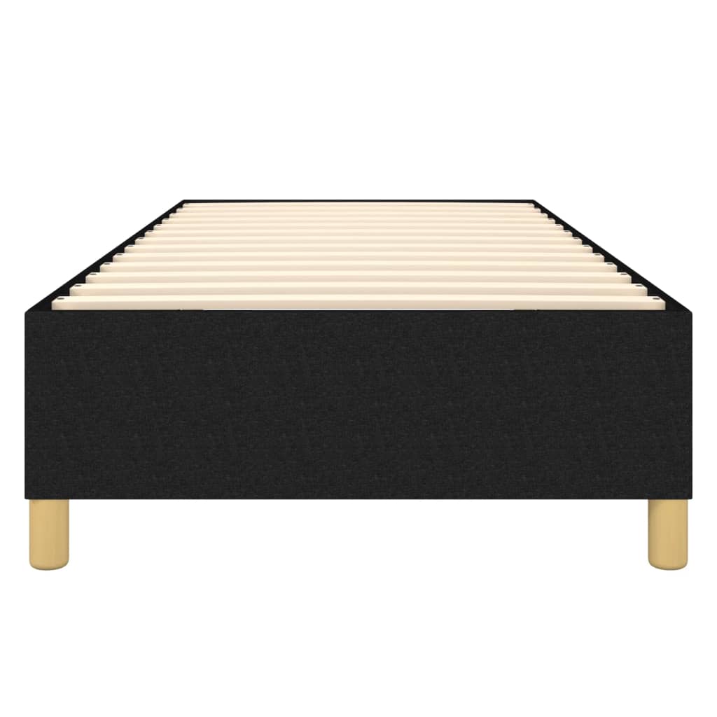 vidaXL Box Spring Bed Frame Black Single Fabric (UK/IE/FI/NO only)