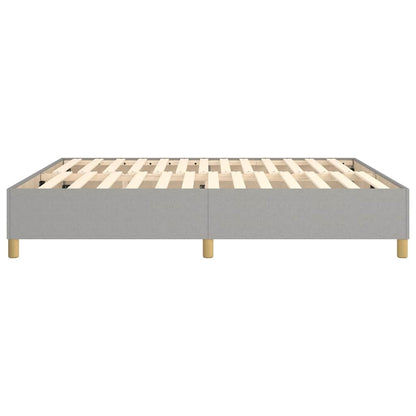 vidaXL Box Spring Bed Frame Light Grey Super King Fabric (UK/IE/FI/NO only)