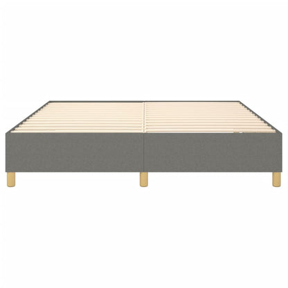 vidaXL Box Spring Bed Frame Dark Grey Super King Fabric (UK/IE/FI/NO only)