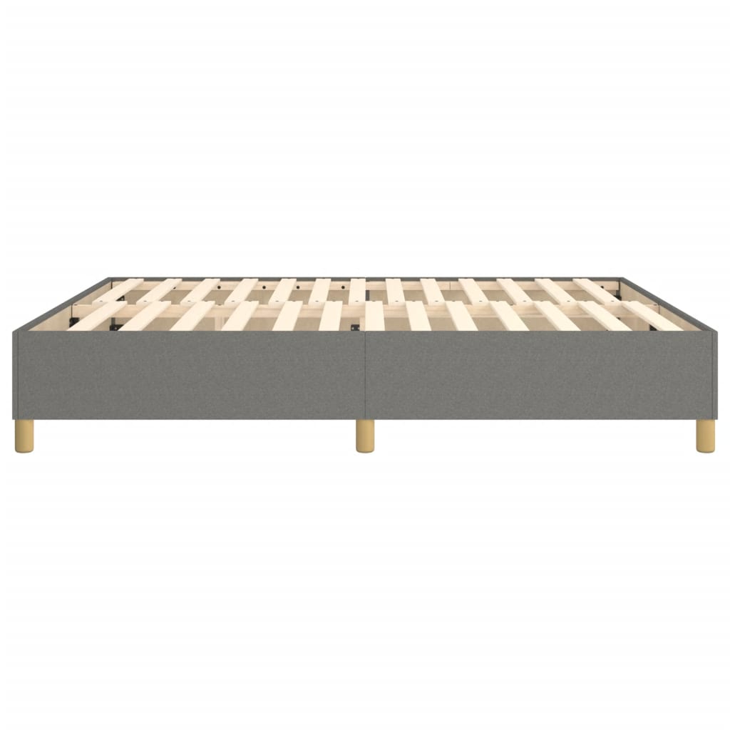 vidaXL Box Spring Bed Frame Dark Grey Super King Fabric (UK/IE/FI/NO only)