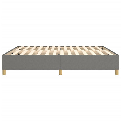 vidaXL Box Spring Bed Frame Dark Grey Super King Fabric (UK/IE/FI/NO only)