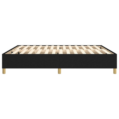 vidaXL Box Spring Bed Frame Black Super King Fabric (UK/IE/FI/NO only)