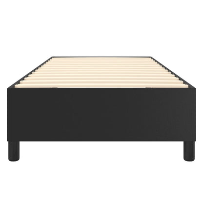 vidaXL Box Spring Bed Frame Black Single Faux Leather (UK/IE/FI/NO only)