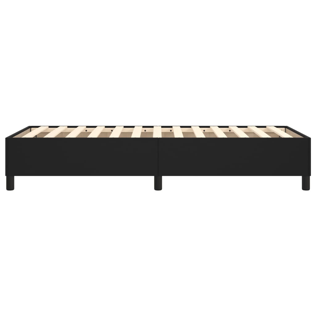vidaXL Box Spring Bed Frame Black Single Faux Leather (UK/IE/FI/NO only)