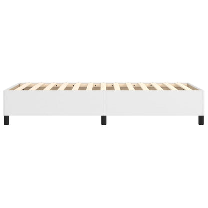 vidaXL Box Spring Bed Frame White Single Faux Leather (UK/IE/FI/NO only)
