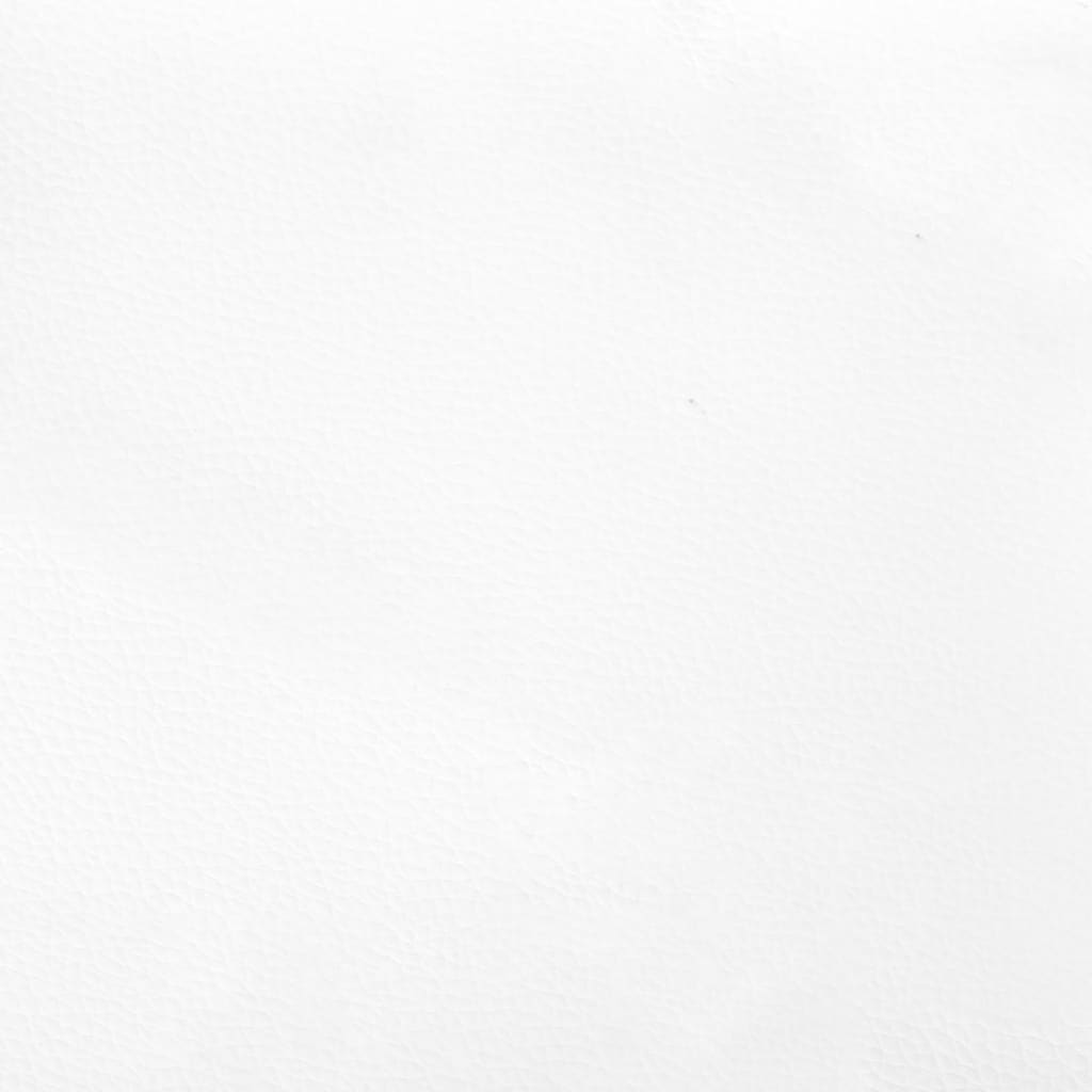 vidaXL Box Spring Bed Frame White Single Faux Leather (UK/IE/FI/NO only)