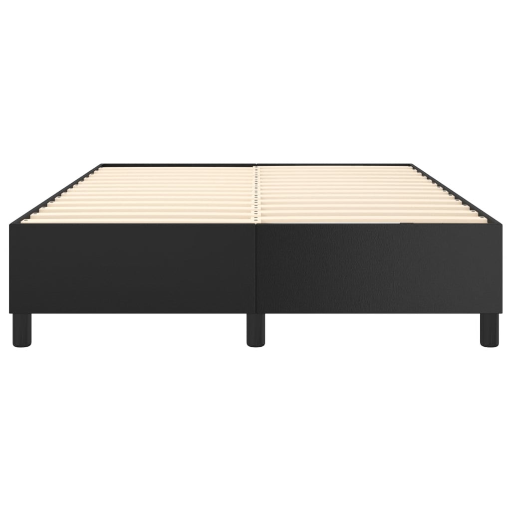 vidaXL Box Spring Bed Frame Black Double Faux Leather (UK/IE/FI/NO only)