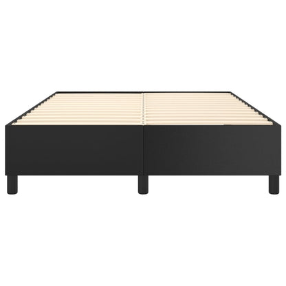vidaXL Box Spring Bed Frame Black Double Faux Leather (UK/IE/FI/NO only)
