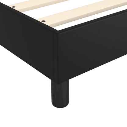 vidaXL Box Spring Bed Frame Black Double Faux Leather (UK/IE/FI/NO only)