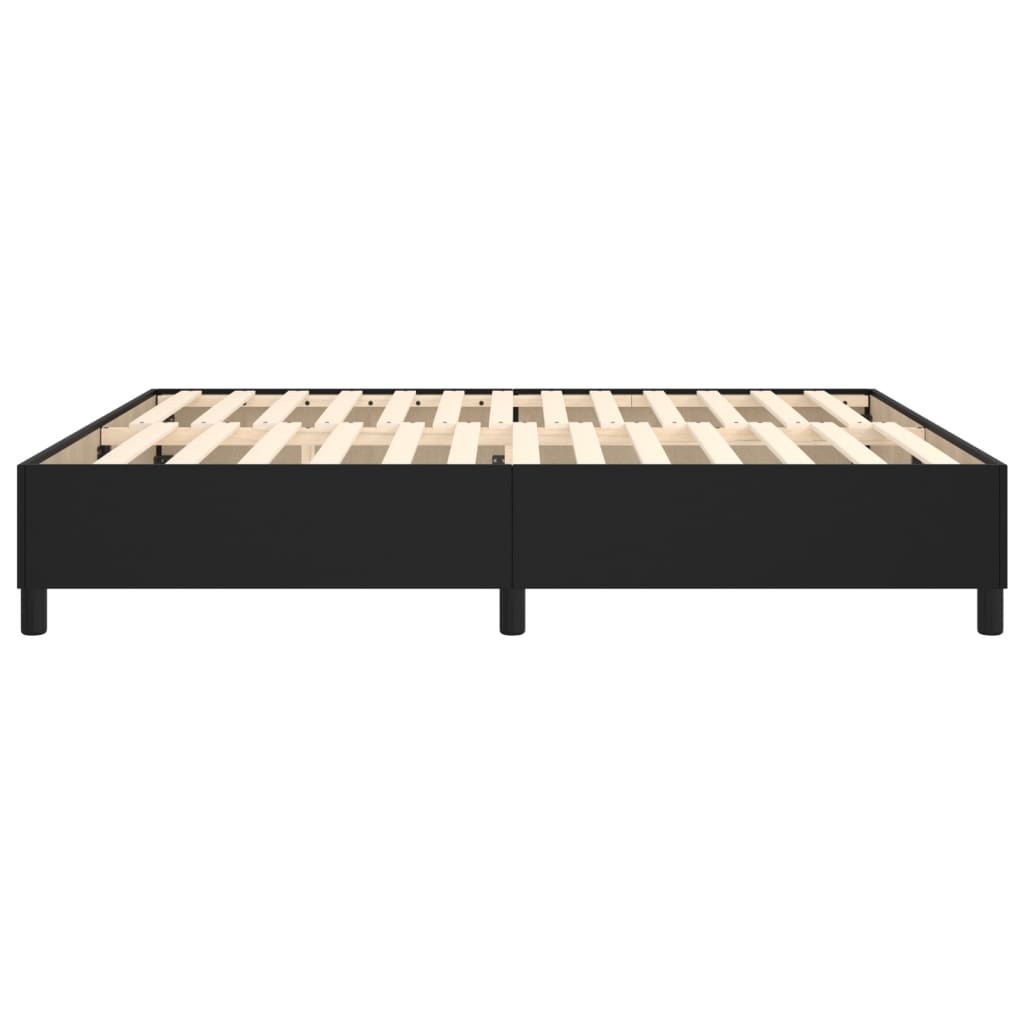 vidaXL Box Spring Bed Frame Black Super King Faux Leather (UK/IE/FI/NO only)