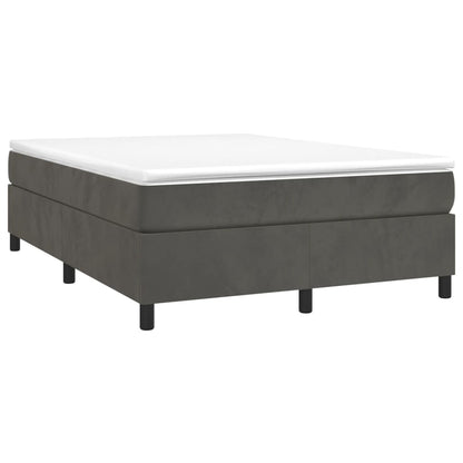vidaXL Box Spring Bed Frame Dark Grey Double Velvet (UK/IE/FI/NO only)