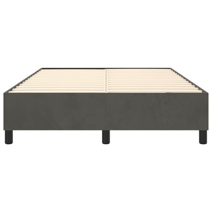 vidaXL Box Spring Bed Frame Dark Grey Double Velvet (UK/IE/FI/NO only)
