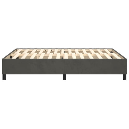vidaXL Box Spring Bed Frame Dark Grey Double Velvet (UK/IE/FI/NO only)