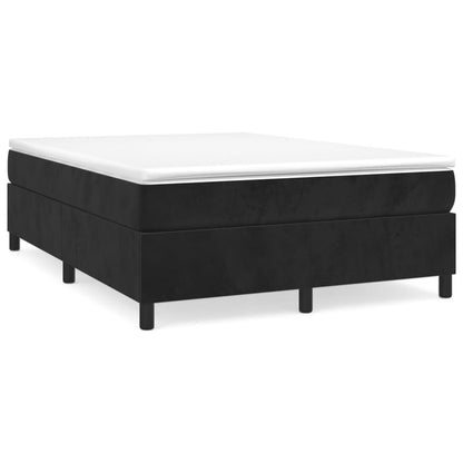 vidaXL Box Spring Bed Frame Black Double Velvet (UK/IE/FI/NO only)