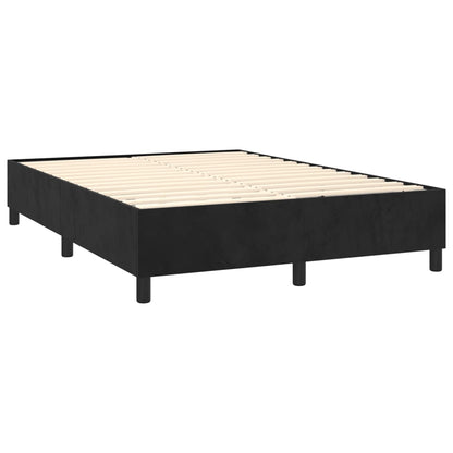 vidaXL Box Spring Bed Frame Black Double Velvet (UK/IE/FI/NO only)