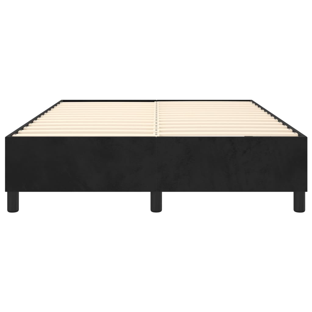 vidaXL Box Spring Bed Frame Black Double Velvet (UK/IE/FI/NO only)