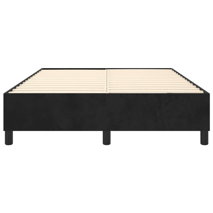 vidaXL Box Spring Bed Frame Black Double Velvet (UK/IE/FI/NO only)