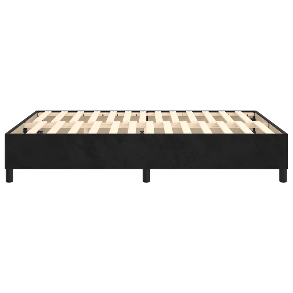 vidaXL Box Spring Bed Frame Black Double Velvet (UK/IE/FI/NO only)