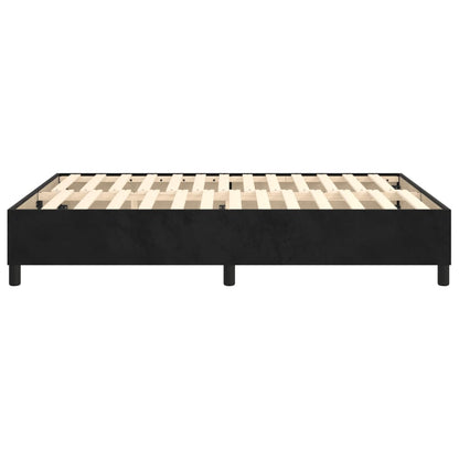 vidaXL Box Spring Bed Frame Black Double Velvet (UK/IE/FI/NO only)
