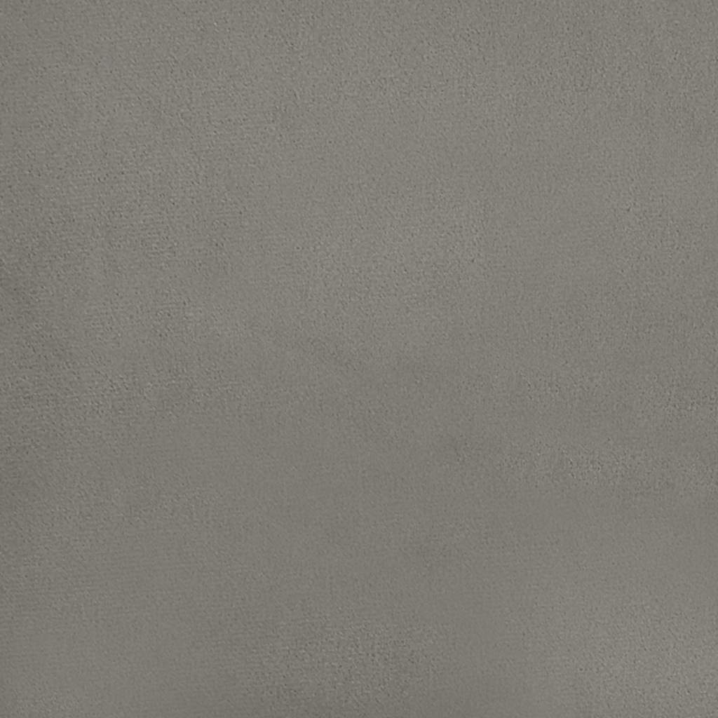 vidaXL Box Spring Bed Frame Light Grey Super King Velvet (UK/IE/FI/NO only)
