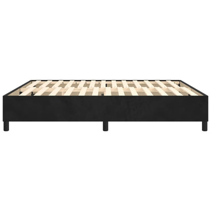 vidaXL Box Spring Bed Frame Black Super King Velvet (UK/IE/FI/NO only)