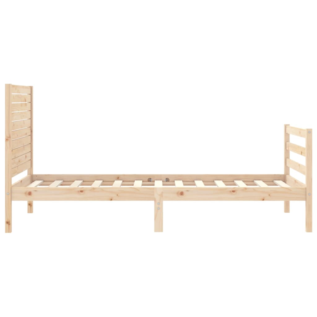 vidaXL Bed Frame without Mattress 100x200 cm Solid Wood