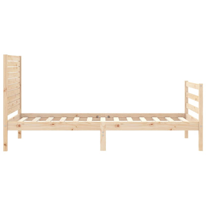 vidaXL Bed Frame without Mattress 100x200 cm Solid Wood