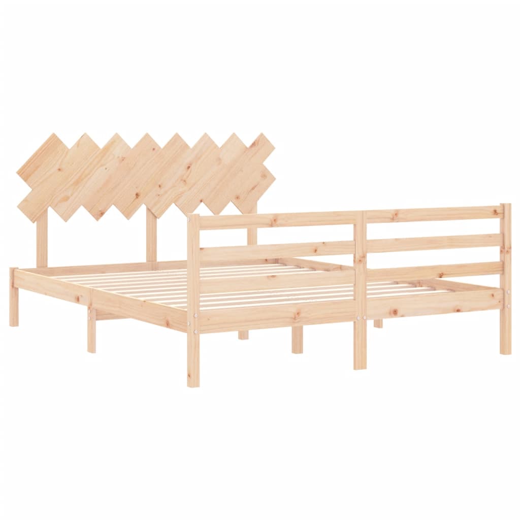 vidaXL Bed Frame without Mattress 160x200 cm Solid Wood