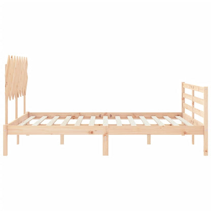 vidaXL Bed Frame without Mattress 160x200 cm Solid Wood