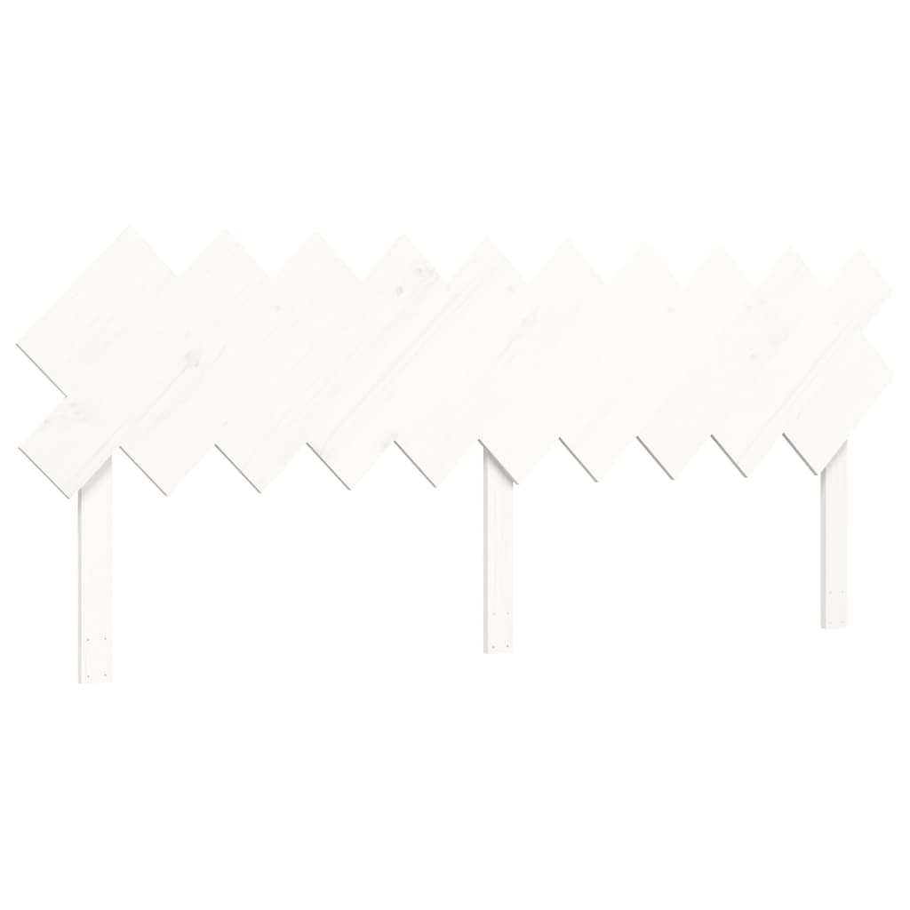 vidaXL Bed Frame without Mattress White 200x200 cm Solid Wood