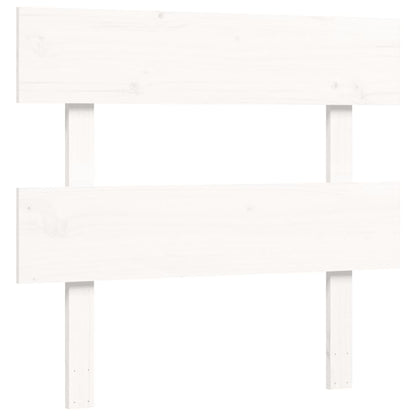 vidaXL Senior Bed without Mattress White Single Solid Wood