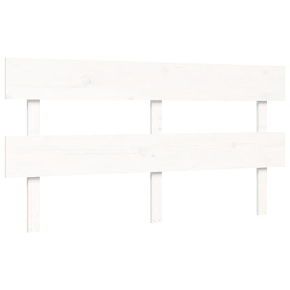 vidaXL Senior Bed without Mattress White 160x200 cm Solid Wood