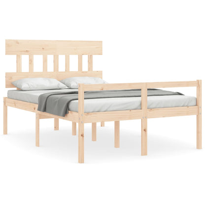 vidaXL Senior Bed without Mattress Small Double Solid Wood