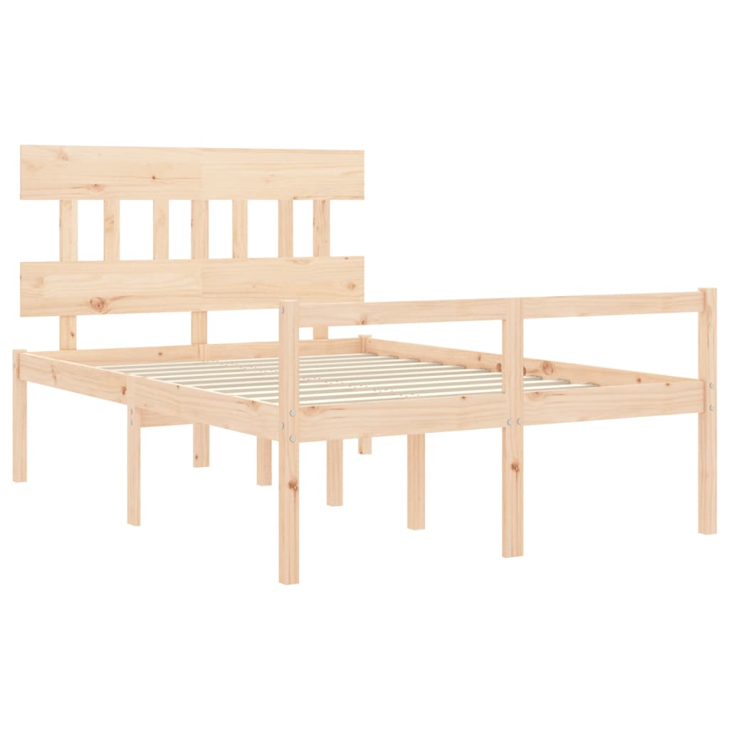vidaXL Senior Bed without Mattress Small Double Solid Wood