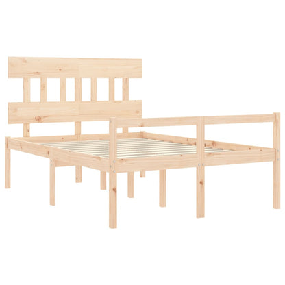 vidaXL Senior Bed without Mattress Small Double Solid Wood