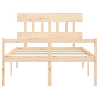 vidaXL Senior Bed without Mattress Small Double Solid Wood