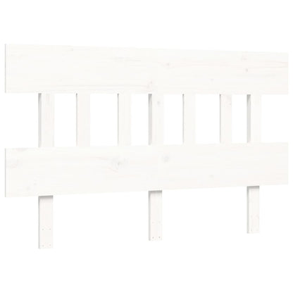 vidaXL Senior Bed without Mattress White Small Double Solid Wood