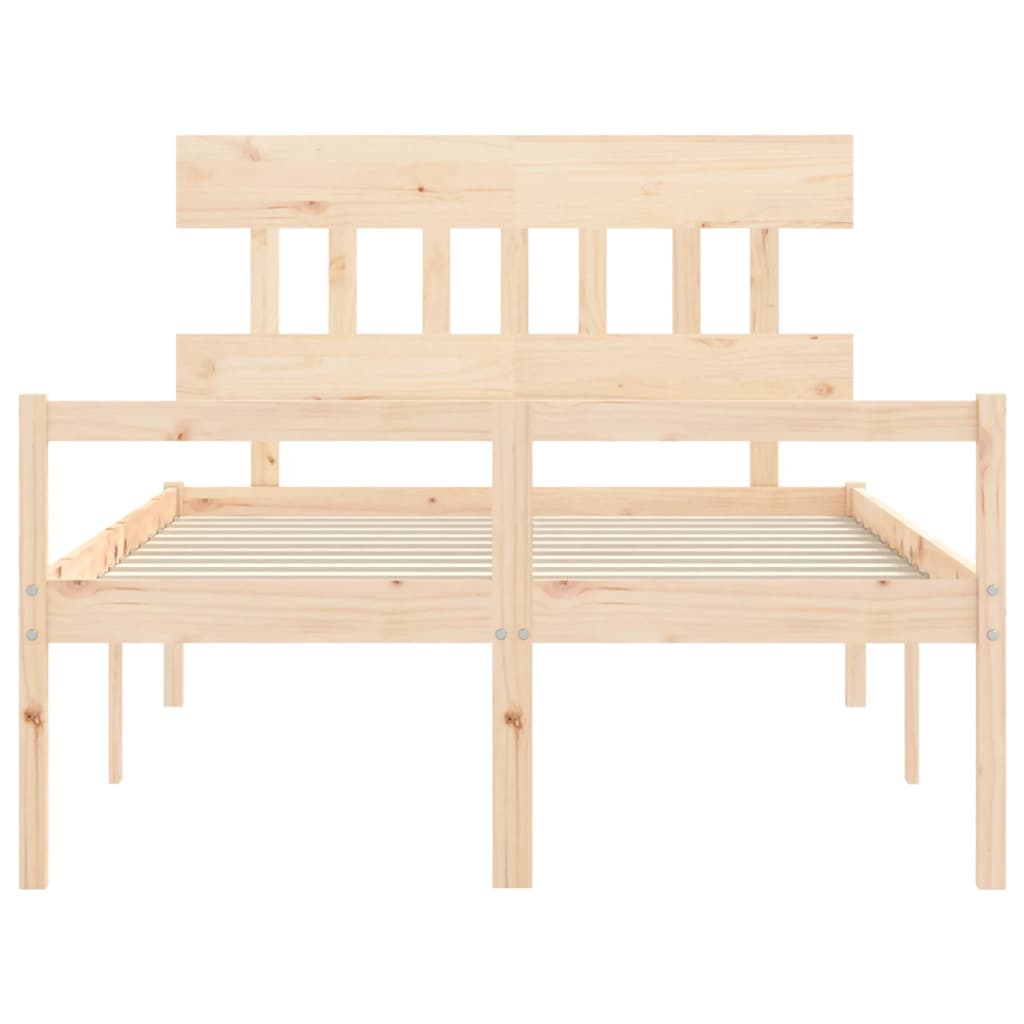 vidaXL Senior Bed without Mattress 140x190 cm Solid Wood