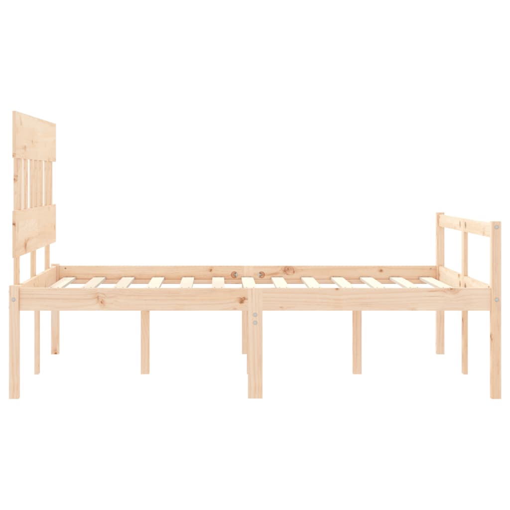vidaXL Senior Bed without Mattress 120x200 cm Solid Wood