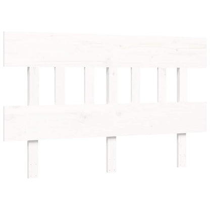vidaXL Senior Bed without Mattress White 120x200 cm Solid Wood