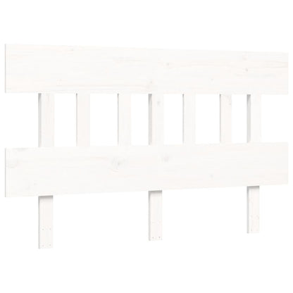 vidaXL Senior Bed without Mattress White 140x200 cm Solid Wood