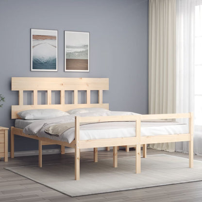 vidaXL Senior Bed without Mattress 160x200 cm Solid Wood