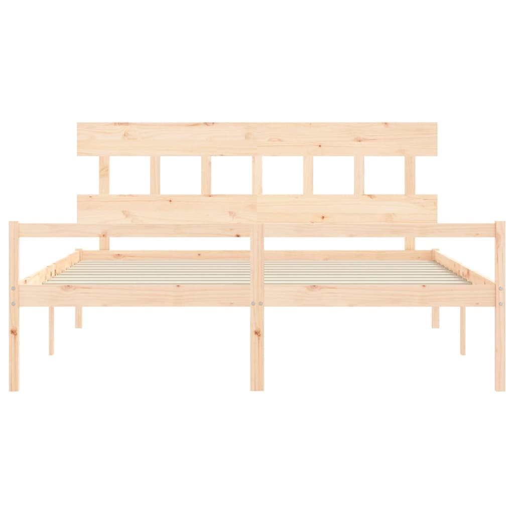 vidaXL Senior Bed without Mattress 200x200 cm Solid Wood