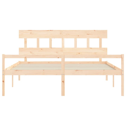 vidaXL Senior Bed without Mattress 200x200 cm Solid Wood