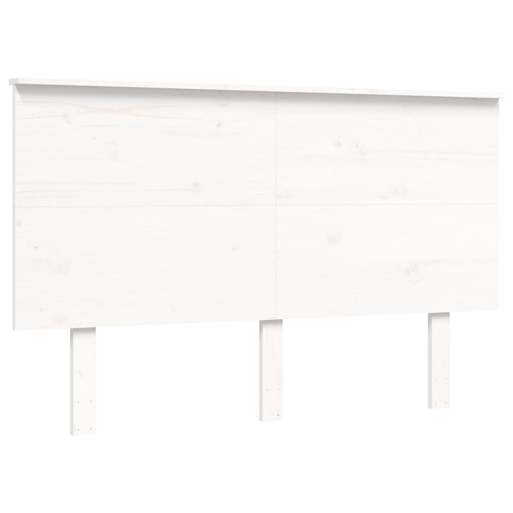 vidaXL Senior Bed without Mattress White Small Double Solid Wood