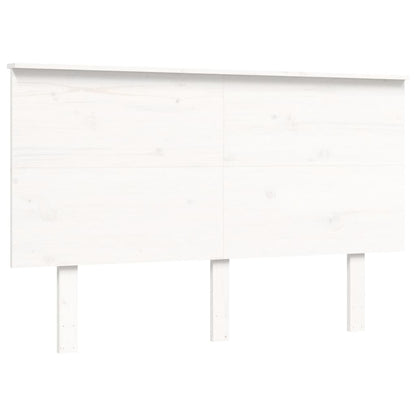 vidaXL Senior Bed without Mattress White 140x190 cm Solid Wood