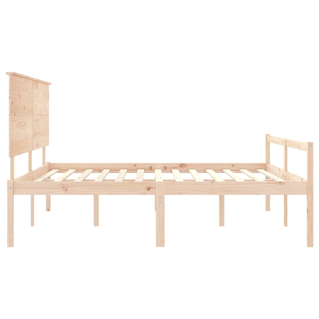 vidaXL Senior Bed without Mattress 200x200 cm Solid Wood